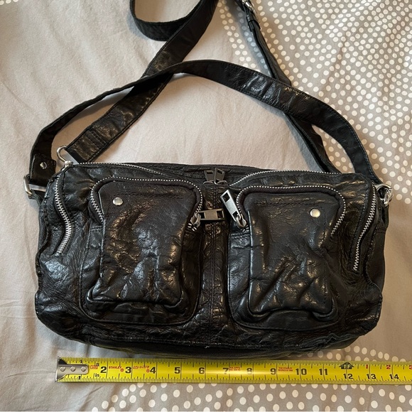 Nunoo washed leather Alimakka crossbody shoulder bag - Picture 2 of 9